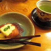 赤坂とゝや魚新 - デザートとお茶