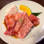 炭火焼肉 円寿 - カルビ タレ