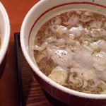麺屋 えぐち - つけそば大盛り
                                スープ