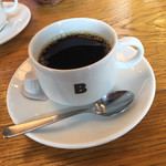 Barbaresco - ランチセットのコーヒー。濃い！