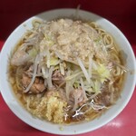 ラーメン二郎 - ニンニク少なめヤサイアブラ
