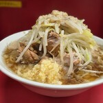 ラーメン二郎 - ニンニク少なめヤサイアブラ