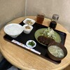 安い定食屋 - やって来ました♪味噌カツ定食