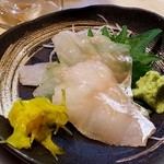 かさご昆布〆400円（税別）