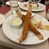 洋食屋 アシエット - 特大有頭エビフライのセット