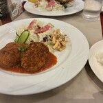洋食屋 アシエット - シーフードカニクリームコロッケのセット