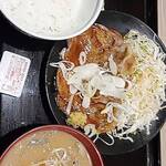 吉野家 - 料理写真:豚生姜焼き定食
