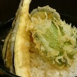 コソバテイ - ミニ野菜天丼