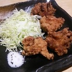 驛麺 - Ｂセットの唐揚げ