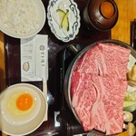 すき焼きと牛まぶし ももしき - 