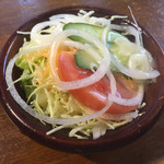 今里 鉄板焼 - 野菜サラダ