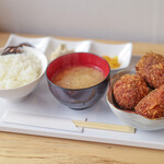 NICOLAS.MINCE - メンチ定食 ＋ メンチ１個追加☆
