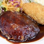 洋食 やすひろ - 料理写真:ハンバーグ