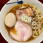 麺 みつヰ - 醤油ラーメン(1200円), 味玉(150円)