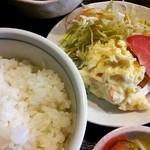 かけはし - ランチサラダ付けました