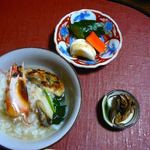 千松しま - 【鮑と牡蠣の雑炊】◎2015/2