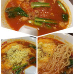 太陽のトマト麺 - 太陽のラーメン、太陽のチーズラーメンと極細麺。