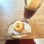 喫茶 日曜日 - 料理写真:粒あんティラミスマフィンとコーヒーフロート