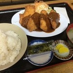 大盛亭 - チキンカツ定食（税抜６９０円）