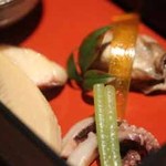 イチ - ランチ(鰆の幽庵焼き、筍、牡蠣のオイル煮、イイダコ)