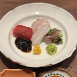 藁焼 みかん - 刺身盛り合わせ