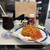 CARIB - 料理写真:アイスコーヒーとナポリタン