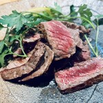 Sosaku cafe dining Teppanya - 愛鷹牛もものステーキ