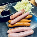 Sosaku cafe dining Teppanya - はこ豚ソーセージ