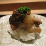 虎白 - 焼きスッポン　飯蒸し