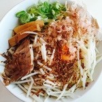 ラーメン　つけ麺　天高く翔べ！ - まぜそば(野菜増し)