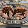 あみ焼き のぼやん - 左がもも、右がせせり