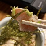 立ち飲み十七番 - とりわさ（400円）