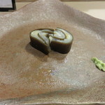 うを徳 - ヒラメの昆布締め