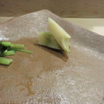 うを徳 - 茎わさびとザーサイ