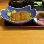 新玉亭 - からし和え