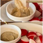オステリア コマチーナ - ラディッシュのアンチョビマヨネーズ