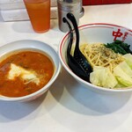 蒙古タンメン中本 - 料理写真:中本風トマトつけ麺。
美味しかったので再び(=´∀`)
前回ほどの、「うまいっ(((o(*゚▽゚*)o))) 」
は無かったものの、やっぱ美味しい