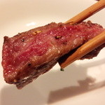 Yakiniku Banri - 山形牛ももステーキ　シンプルにおろし醤油で