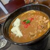 こんぴら茶屋 - トマト入り 牛カレーうどん(辛口) 1,390円(税込)