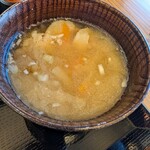 とんかつ 芯 - とん汁