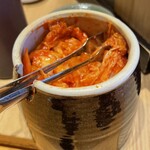 とんかつと、しゃぶしゃぶ。黒豚ふくや - キムチ壺