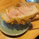とんかつと、しゃぶしゃぶ。黒豚ふくや - 黒豚ロース《上》塩で