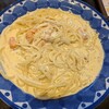 Steak&Wine Vabene - サーモンと新玉ねぎのカルボナーラ