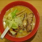 りょう花 高知インター店 - 鶏白湯味噌ラーメン