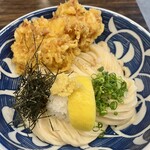 新橋かわ真 - 料理写真:鶏天ぶっかけ1150円