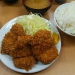 とんかつ山家 - ひれかつ定食大（1180円）