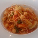 レストラン グースト - 2015年3月のランチ　小柱とキャベツのスパゲッティ