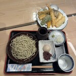 きくち - 蕎麦ランチB 海鮮と野菜の天婦羅　1,650円