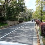 三田屋本店 - 行き方⑥ローソン前のゆるやかな坂道を上がります