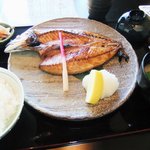 芋蔵 極 - ランチの長崎五島のさばの干物定食（１２００円）